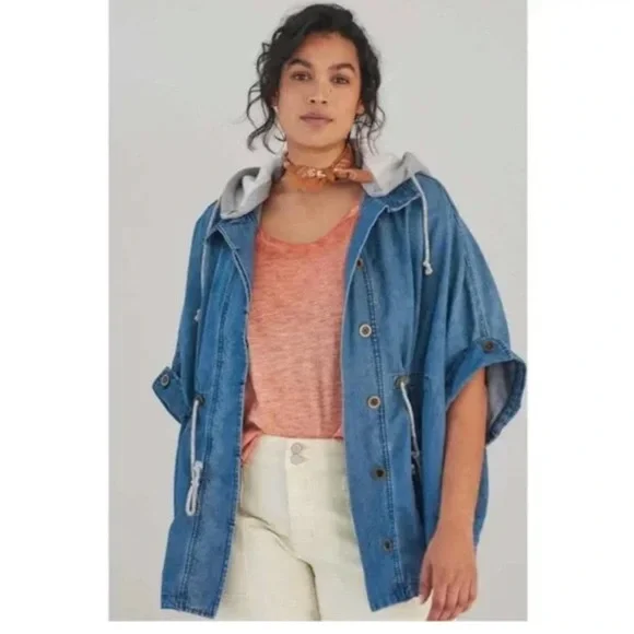 Anthropologie Denim jacket, size XS/S - Picture 5 of 16